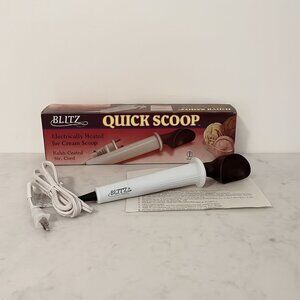 New Vintage 1993 Blitz Quick Scoop Electric Heated Hard Ice Cream Scoop MEC-254